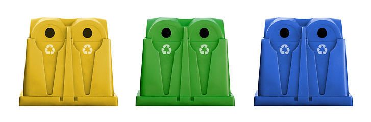 Image showing Recycle containers 