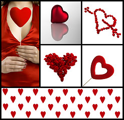 Image showing Valentine collage