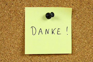 Image showing Danke