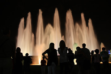 Image showing Fountain in Barcelona