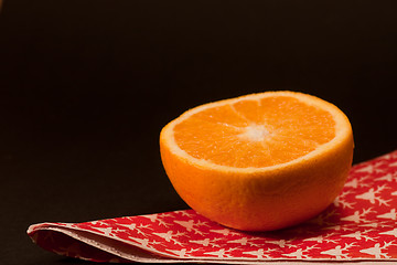 Image showing Half an orange