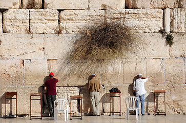 Image showing At the Wailing Wall