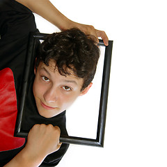 Image showing Framed boy