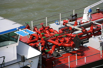 Image showing Tanker barge