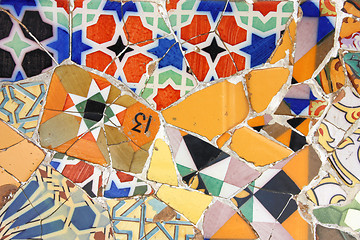 Image showing Barcelona mosaic