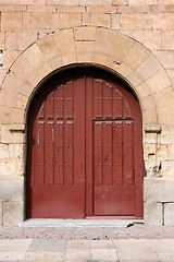 Image showing Wooden door