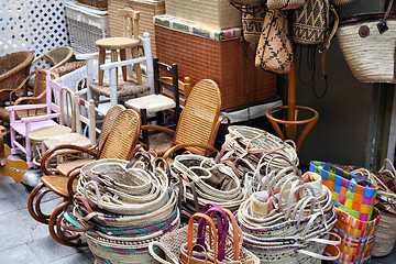 Image showing Wicker baskets