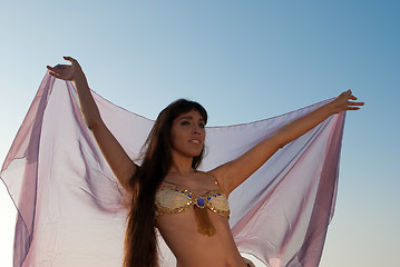 Image showing Oriental dancer