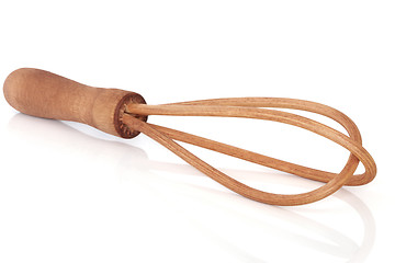 Image showing Wooden Whisk