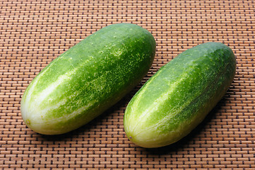 Image showing Cucumbers