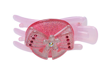 Image showing Pink hairclip, isolated