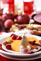 Image showing Place setting for Christmas