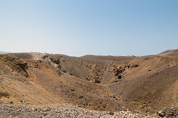 Image showing Santorini volcano