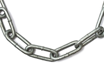 Image showing Chains isolated on white 