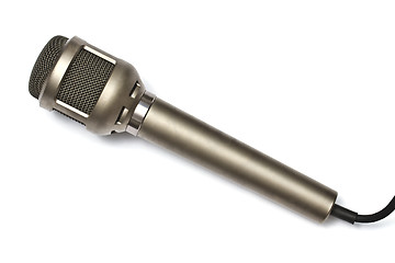 Image showing Microphone isolated on white 