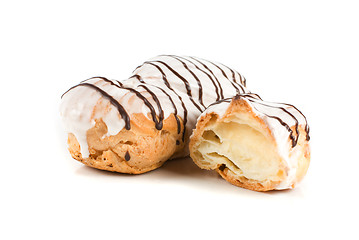 Image showing Cream eclairs