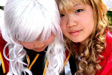 Image showing Korean students dressed as Japanese TV characters