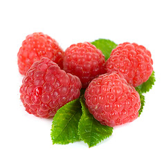 Image showing fresh raspberry