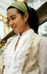 Image showing Asian woman smiling