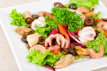 Image showing Seafood salad