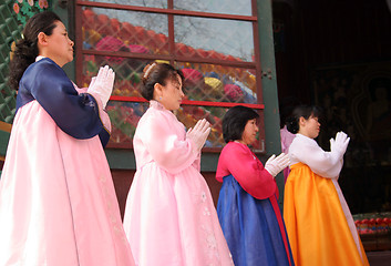 Image showing Korean ceremony