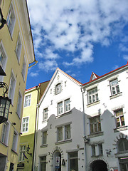 Image showing Old buildings in Tallinn