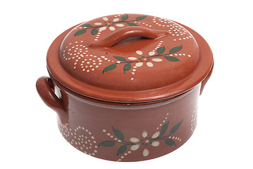 Image showing Clay pot for cooking