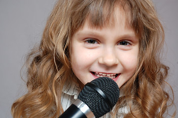 Image showing childhood singing