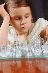 Image showing chessplayer child