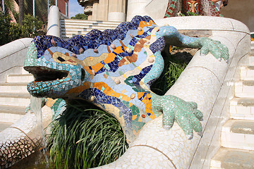 Image showing Barcelona lizard