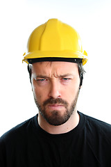 Image showing Angry worker