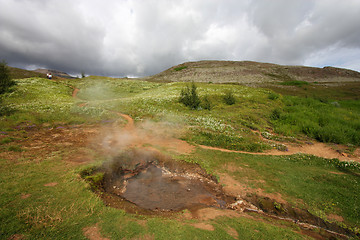 Image showing Hot springs in Iceland