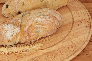 Image showing Olive Bread