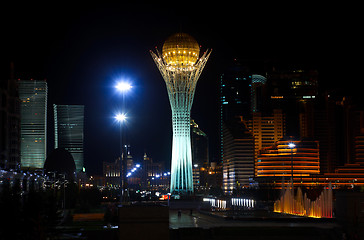 Image showing Night Astana.