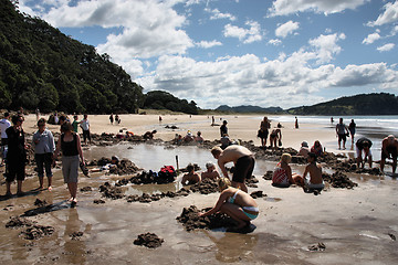 Image showing Hot Water Beach