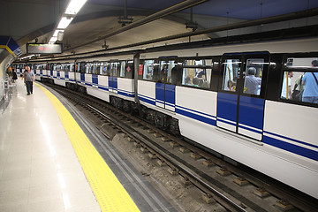 Image showing Madrid metro