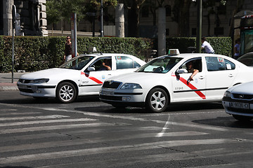 Image showing Madrid Taxi