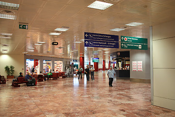 Image showing Airport concourse