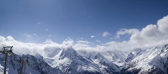 Image showing Panorama Caucasus Mountains