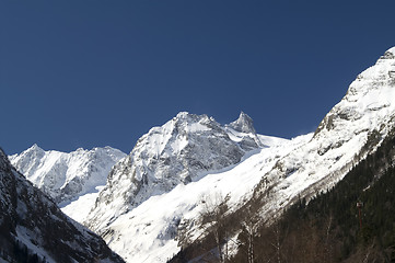 Image showing Caucasus Mountains. Sofrudzhu.