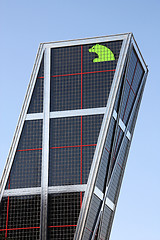 Image showing Madrid skyscraper