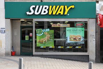 Image showing Subway restaurant