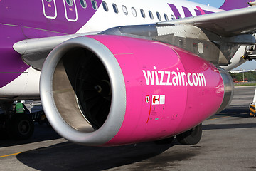 Image showing Aircraft engine