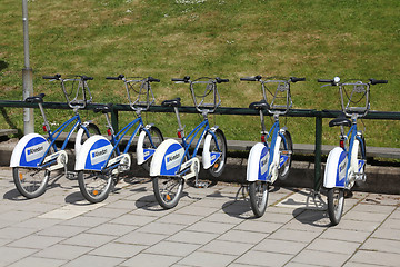 Image showing City bikes