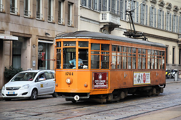 Image showing Milan tram