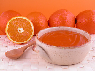 Image showing orange jelly