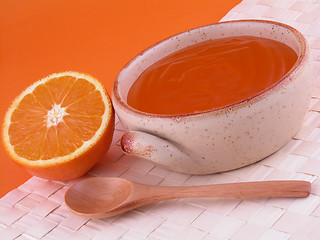 Image showing orange jelly