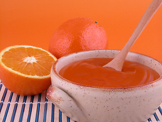 Image showing orange jelly