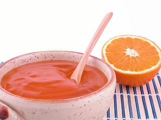 Image showing orange jelly