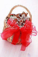 Image showing basket of gingerbreads